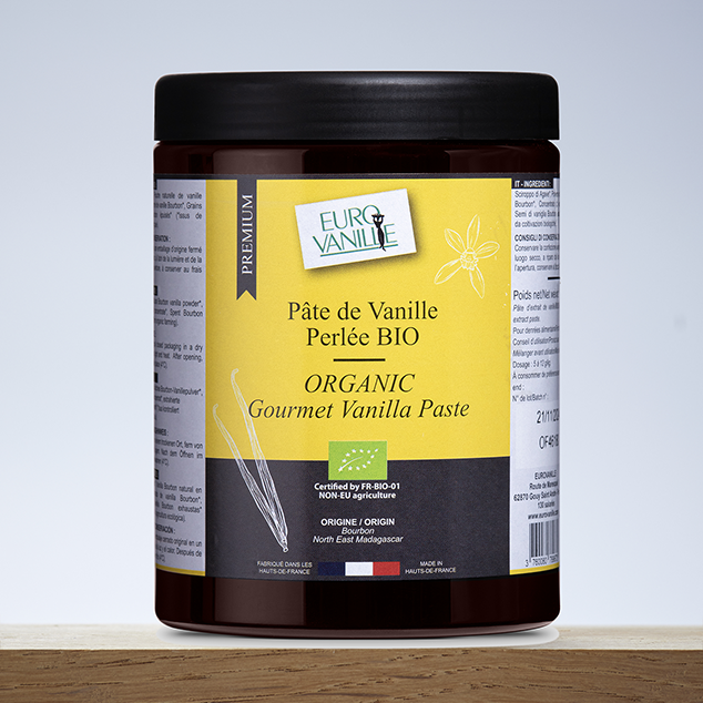 Pâte de vanille perlée Bourbon BIO - 1 kg