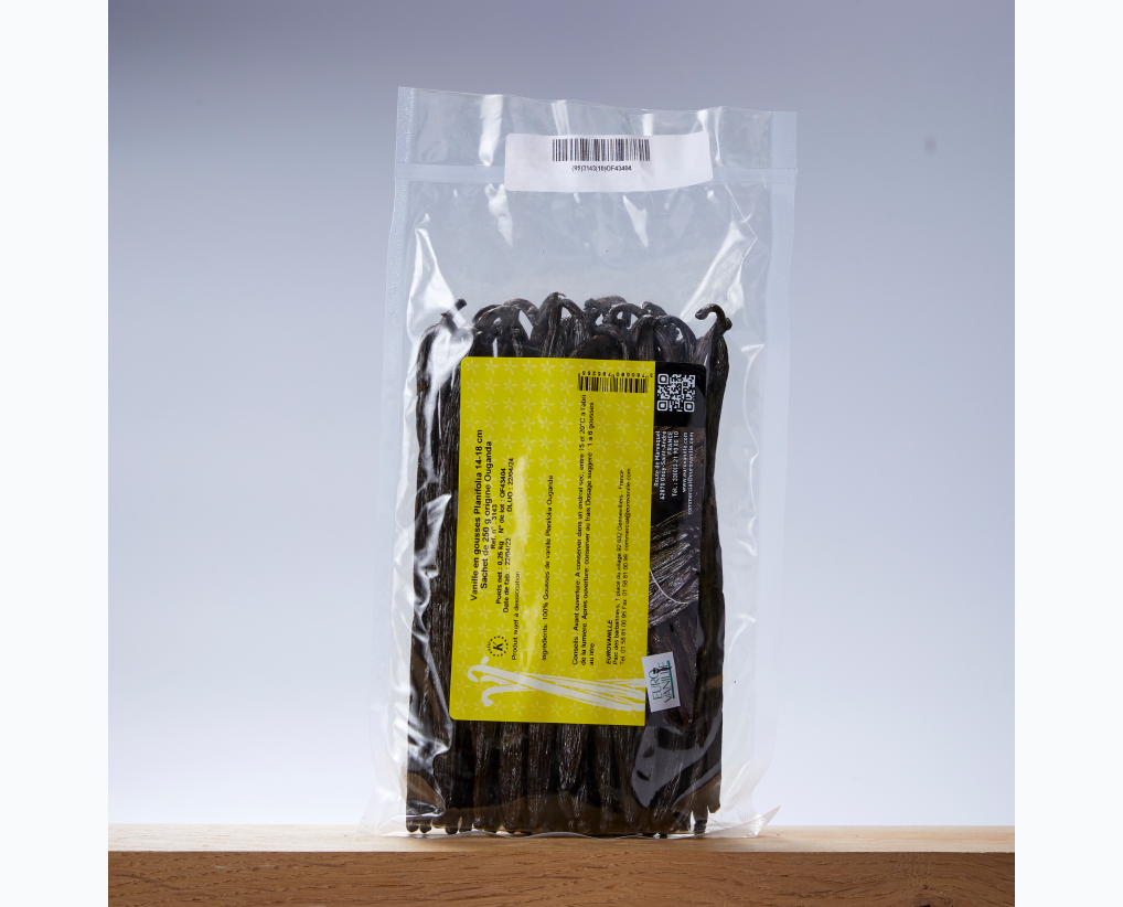 Uganda vanilla pods 14-18 cm - 250 g