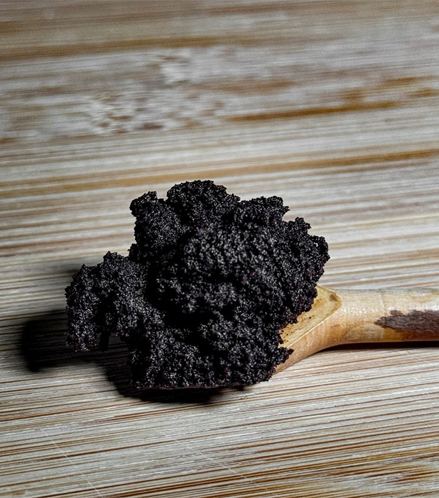 Cuillère avec cœur de vanille